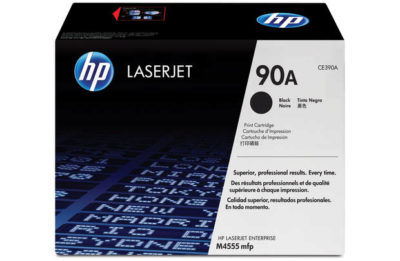 HP 90A Black Original LaserJet Toner Cartridge (CE390A)